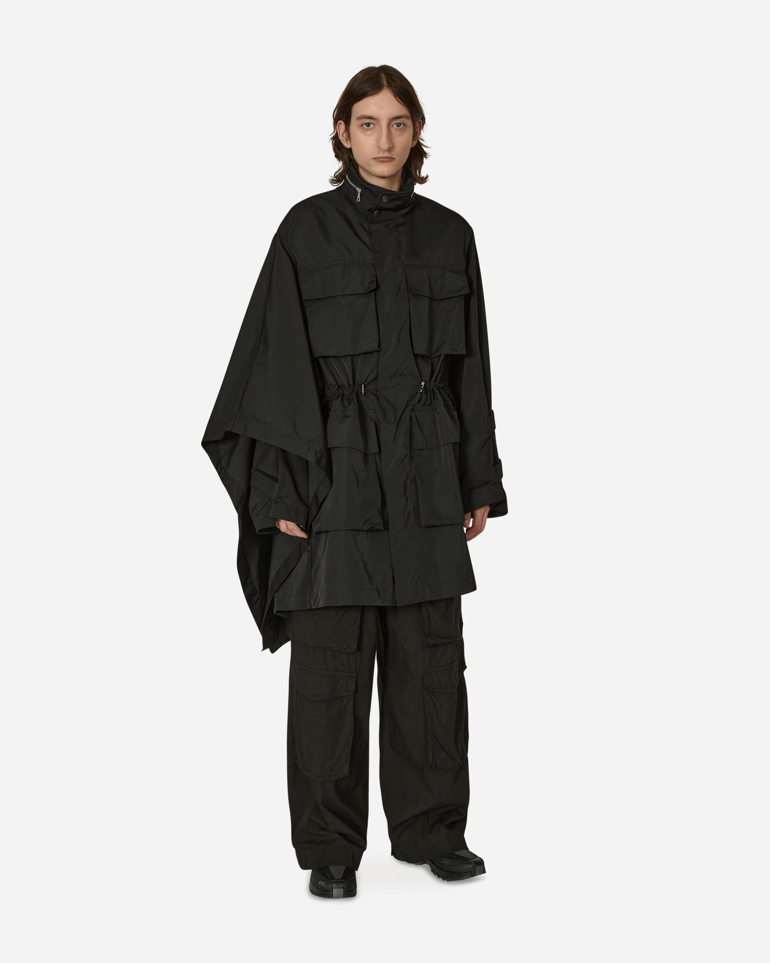 Парка Dries Van Noten Nylon Parka Jacket Черно | 231-020518-6347 900, 0