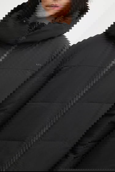 Пухо яке A.P.C. A.P.C. Doudoune Sam Hooded Puffer Jacket Черно | PSALJ.H30208, 5