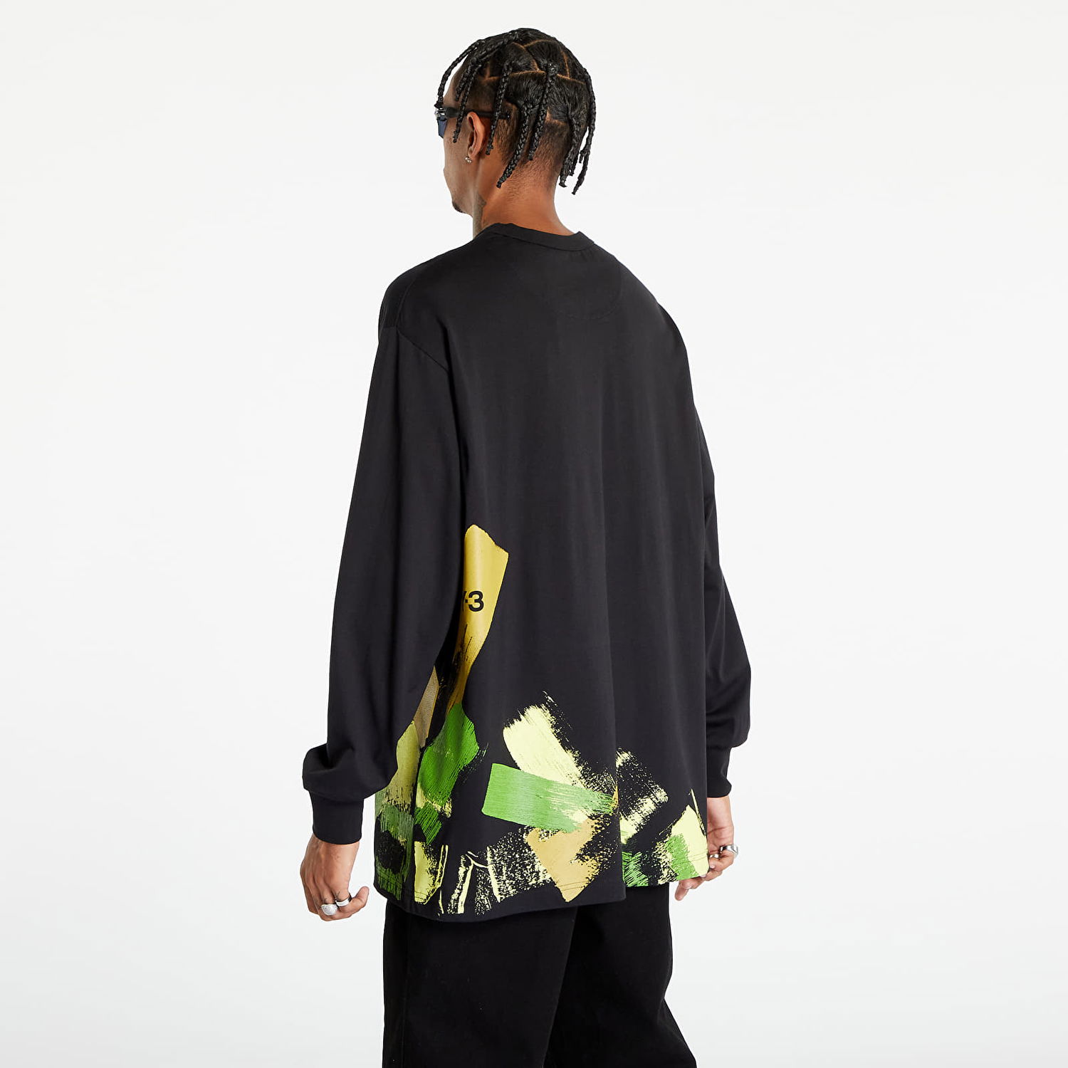 Тениска Y-3 Y-3 Longsleeve Graphic T-Shirt Черно | IP5578, 1