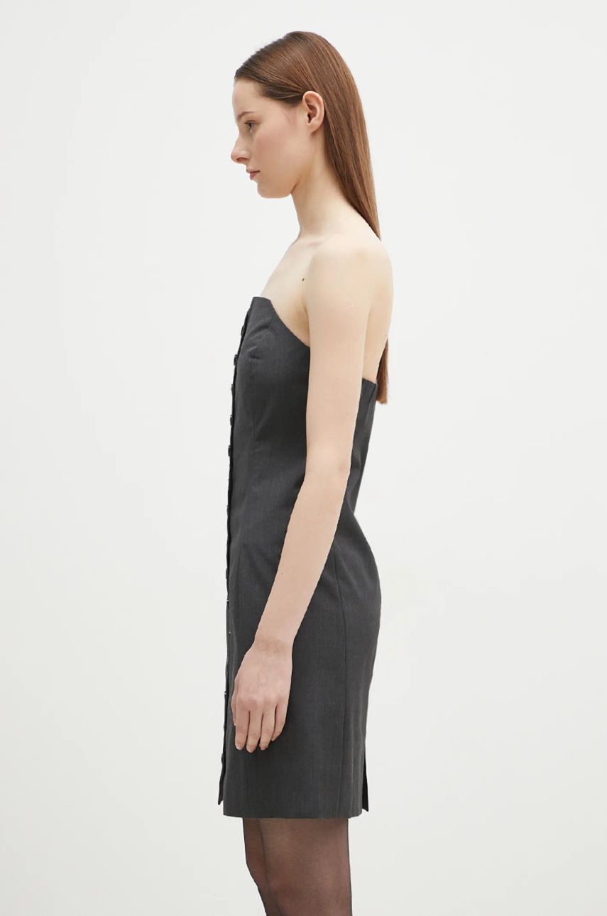 Pокля Samsoe Samsoe Samsoe Samsoe Saellen Mini Dress Сиво | F24400132, 1