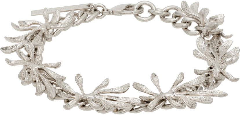 Гривна Dries Van Noten Dries Van Noten Floral Bracelet Металик | 252-028201-083