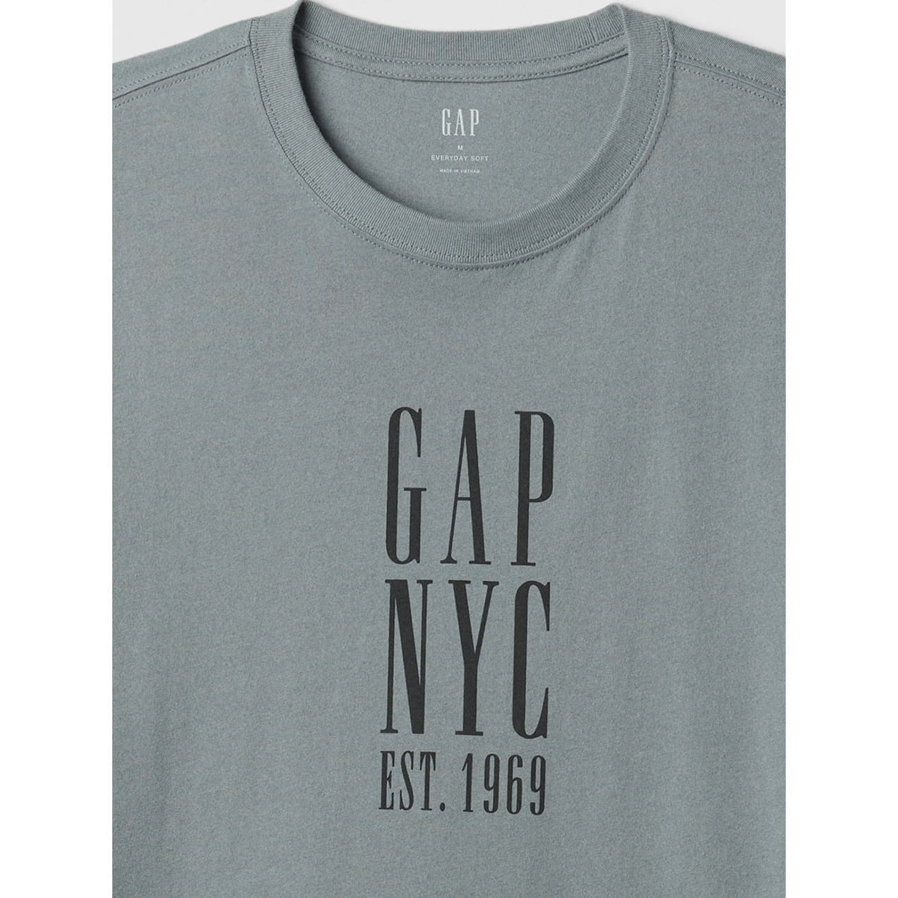 Тениска GAP Graphic Logo Tee Storm Cloud Сиво | 866769-00, 1