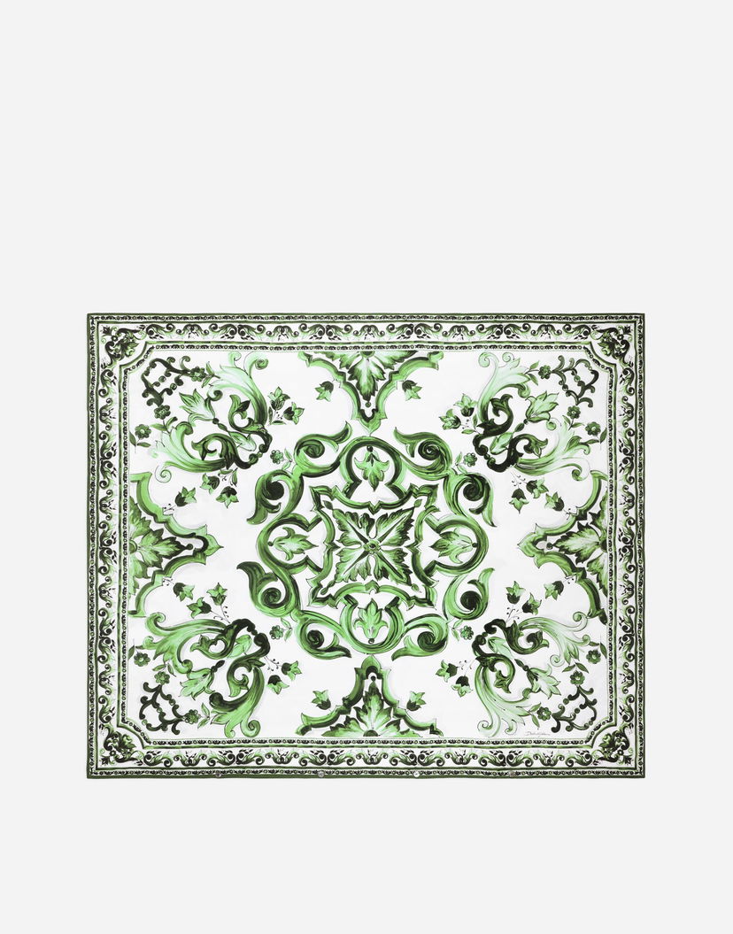 Домашен декор Dolce & Gabbana Dolce & Gabbana Cotton Sateen Duvet Cover Зелено | TCE049TCAKFUV011