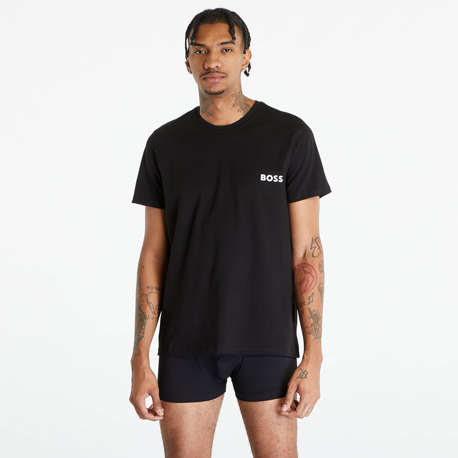 Тениска BOSS T-Shirt Rn & Trunk Gift Black Черно | 50499659-001, 0