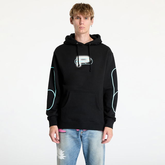 Pixel P Hoodie Black