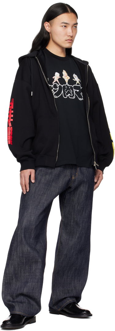 Суитчър Mastermind WORLD Mastermind World Geino Zip Hoodie Черно | MJ24C13-SW110-692, 3