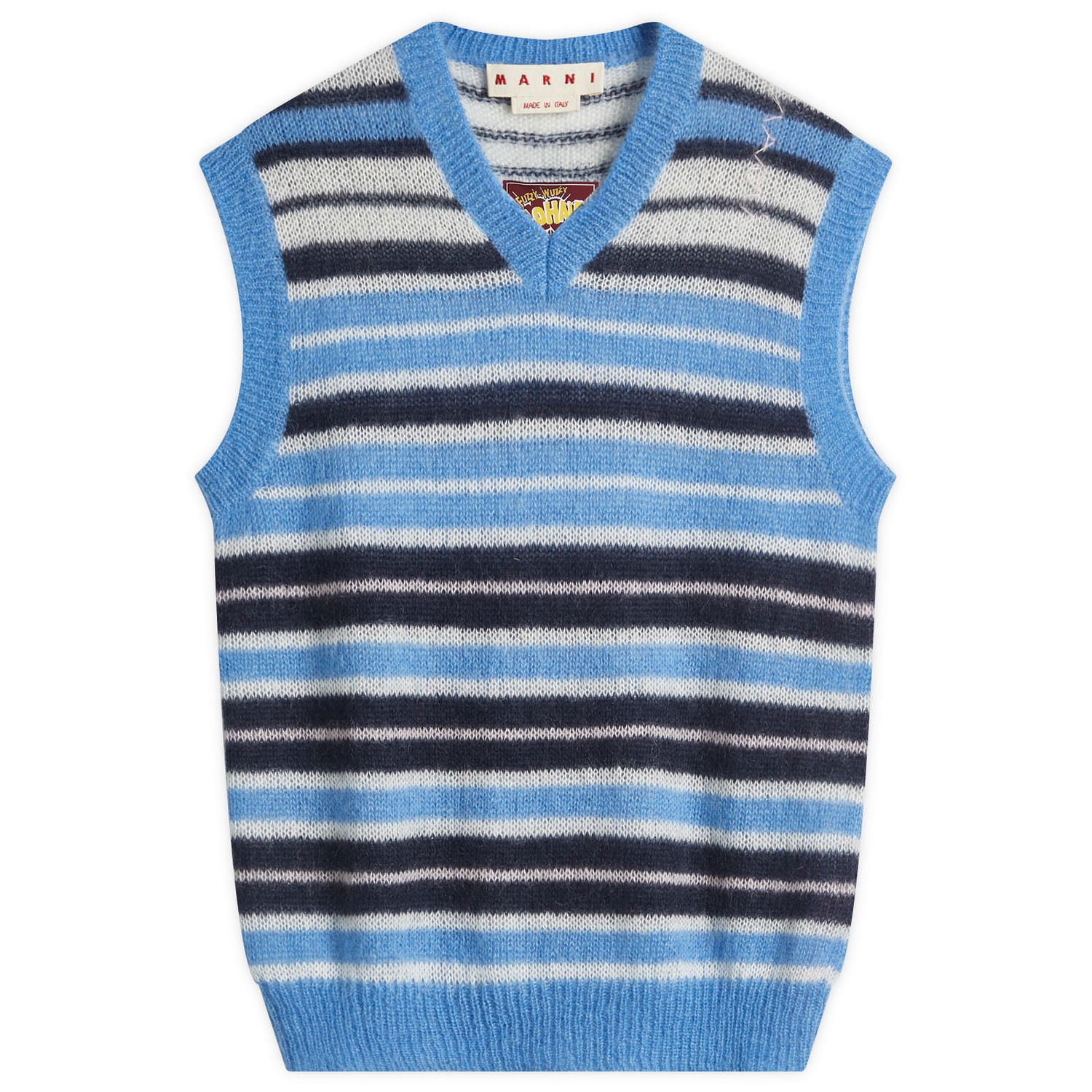 Пуловер Marni Marni Stripe Mohair Vest Синьо | CVMG0136Q0-UFU178-STB26, 1