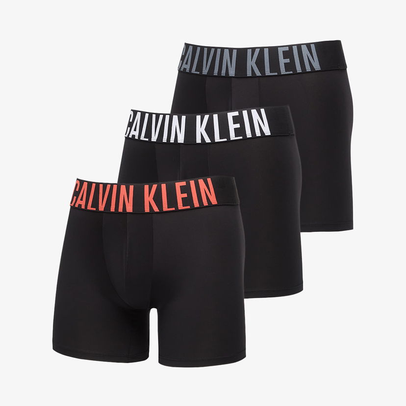 Боксерки CALVIN KLEIN Boxer Brief 3-Pack Черно | 000NB3612A 2QS