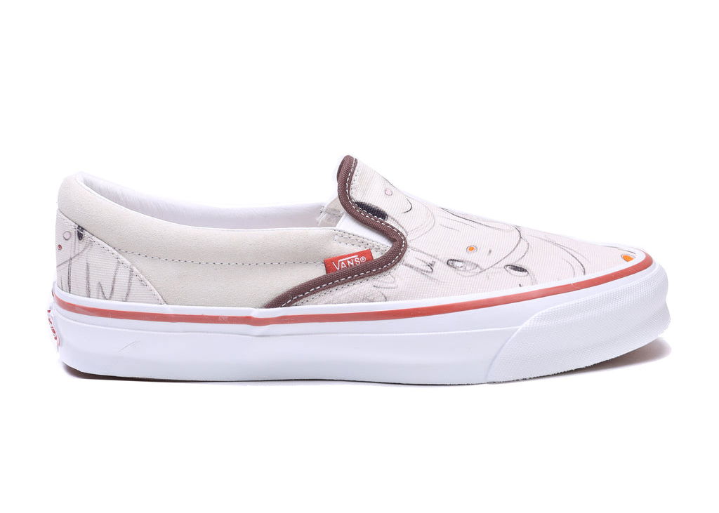 Кецове и обувки Vans Vault OG Classic Slip-On LX Javier Calleja Бяло | VN0A32QN6Z9, 0