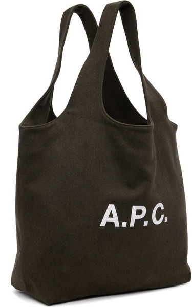 Голяма пазарска чанта A.P.C. Ninon Canvas Tote Bag Черно | WOARV-M61565, 4