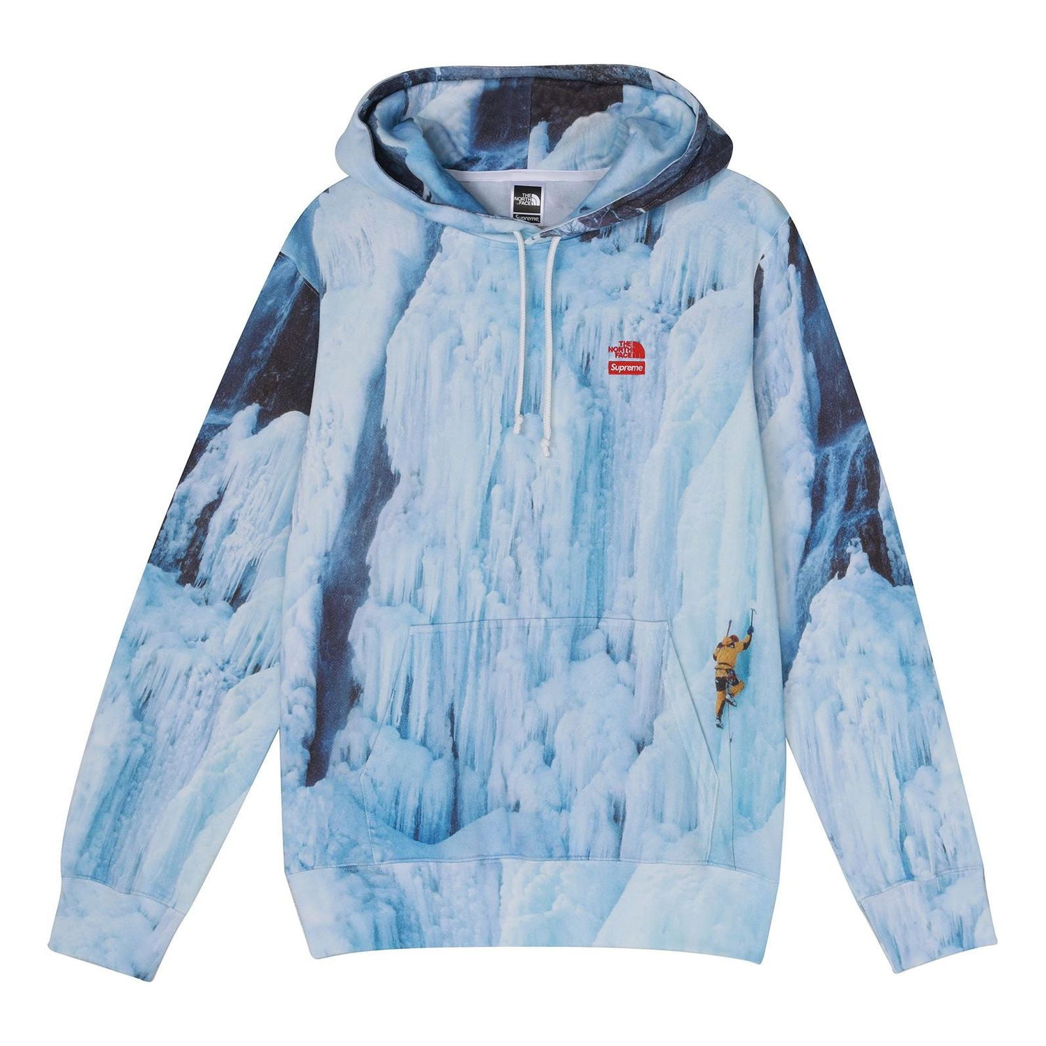 Суитчър Supreme The North Face x Supreme Ice Climb Hoodie Синьо | SUP-SS21-564, 0