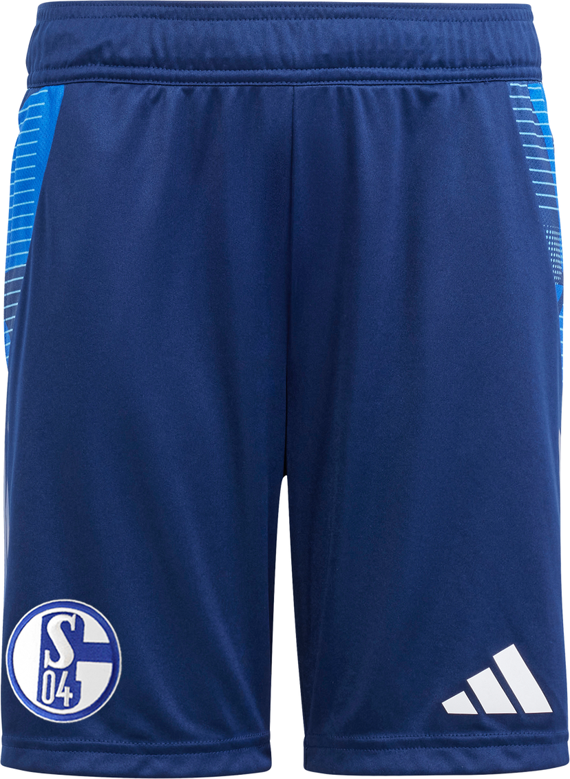 Къси панталони adidas Originals FC Schalke 04 Football Training Shorts Тъмно синьо | 5s04ir5488