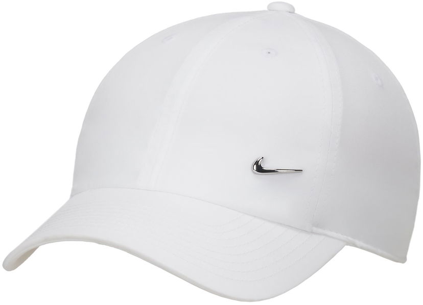 Шапка с козирка Nike Dri-FIT Club Cap Metallic Swoosh Бяло | fb5372-mix-100