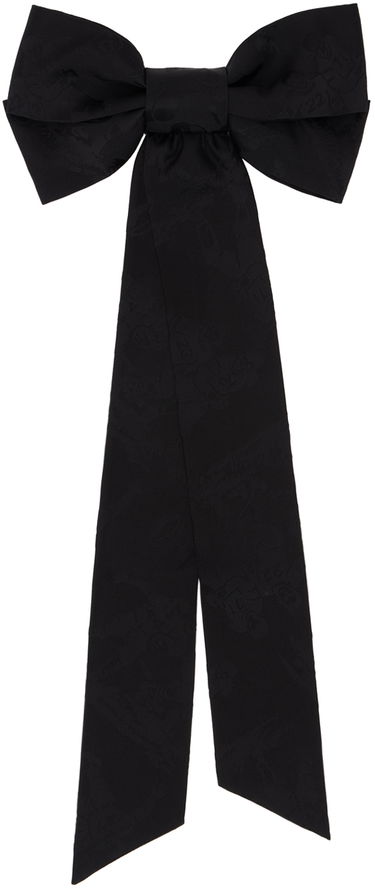 Колани Bode Bode Football Jacquard Bow Barrette Черно | MRF24AC040, 0