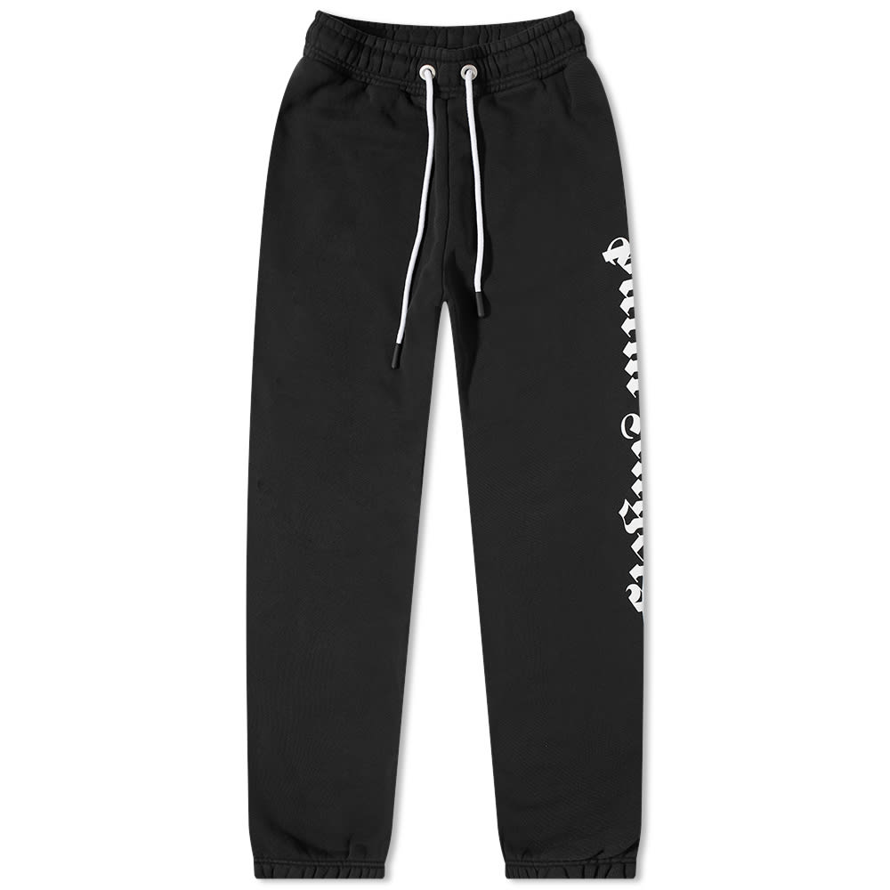 Спортни панталони Palm Angels Side Logo Sweat Pant Черно | PMCH010C99FLE0021001, 0