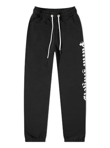 Спортни панталони Palm Angels Side Logo Sweat Pant Черно | PMCH010C99FLE0021001