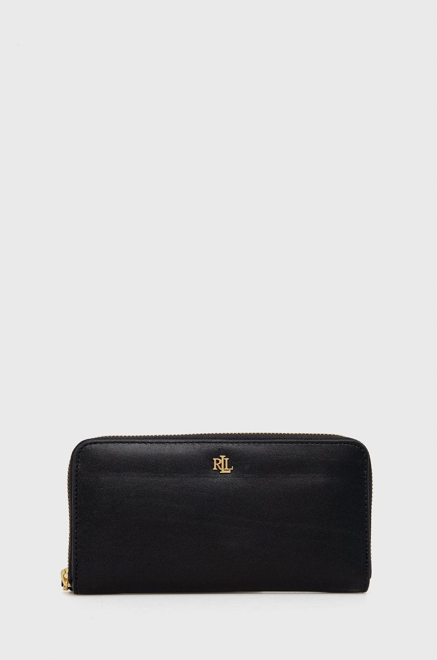 Портфейл Polo by Ralph Lauren Leather Zip Around Wallet Черно | 432876730003, 0