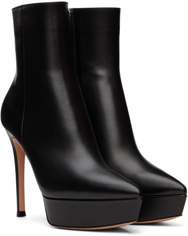 Кецове и обувки Gianvito Rossi Dasha Platform Ankle Boots Черно | G73593.85RIC.VIT, 3