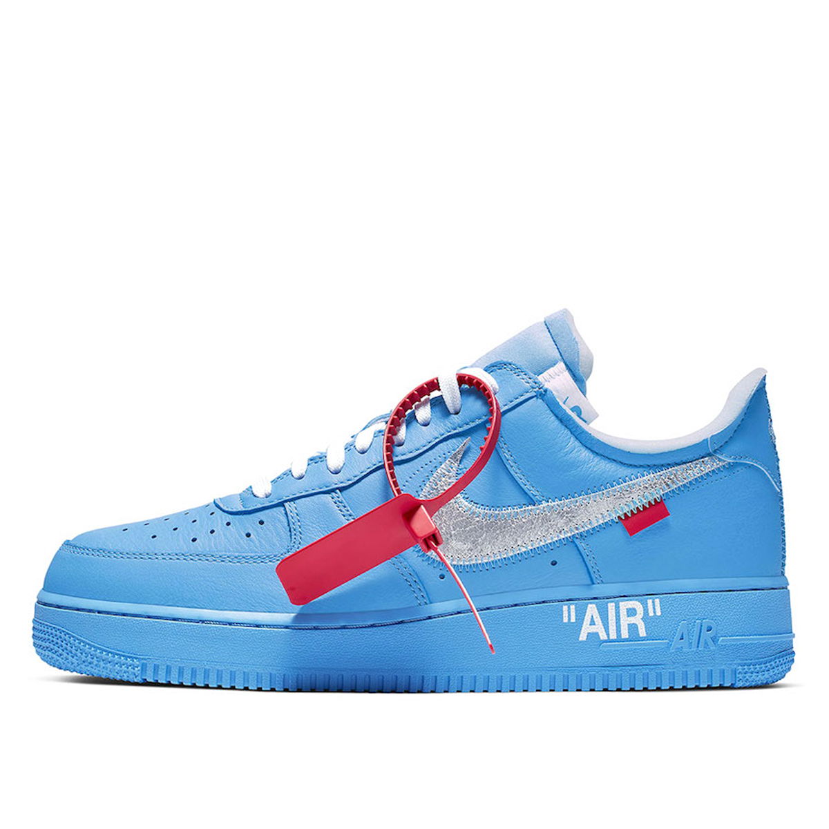 Кецове и обувки Nike Off-White x Air Force 1 Low "07 "MCA" Синьо | CI1173-400, 1