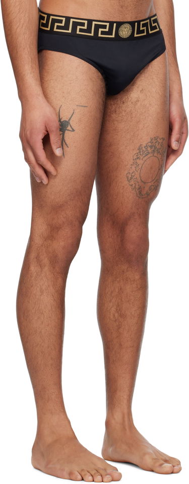 Бански Versace Versace Greca Border Swim Briefs Черно | ABU01025_1A11119, 4