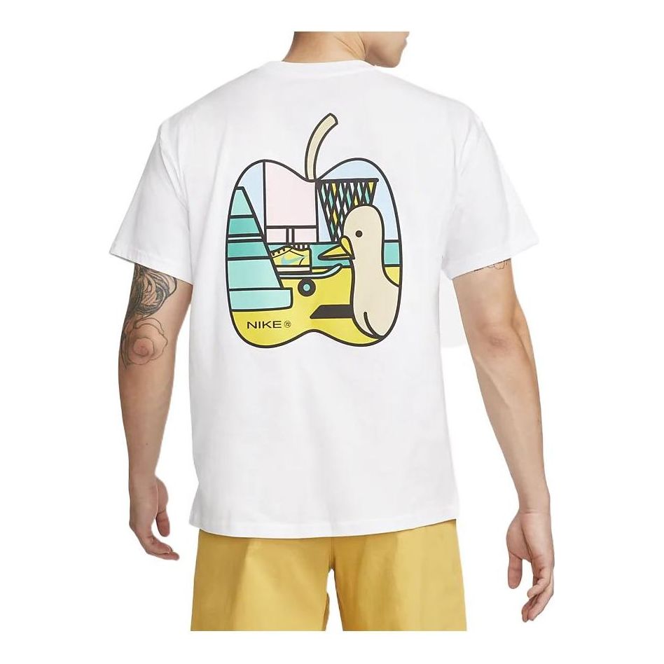 Тениска Nike SB SB Skate Cartoon Print T-Shirt Бяло | DR7762-100, 0