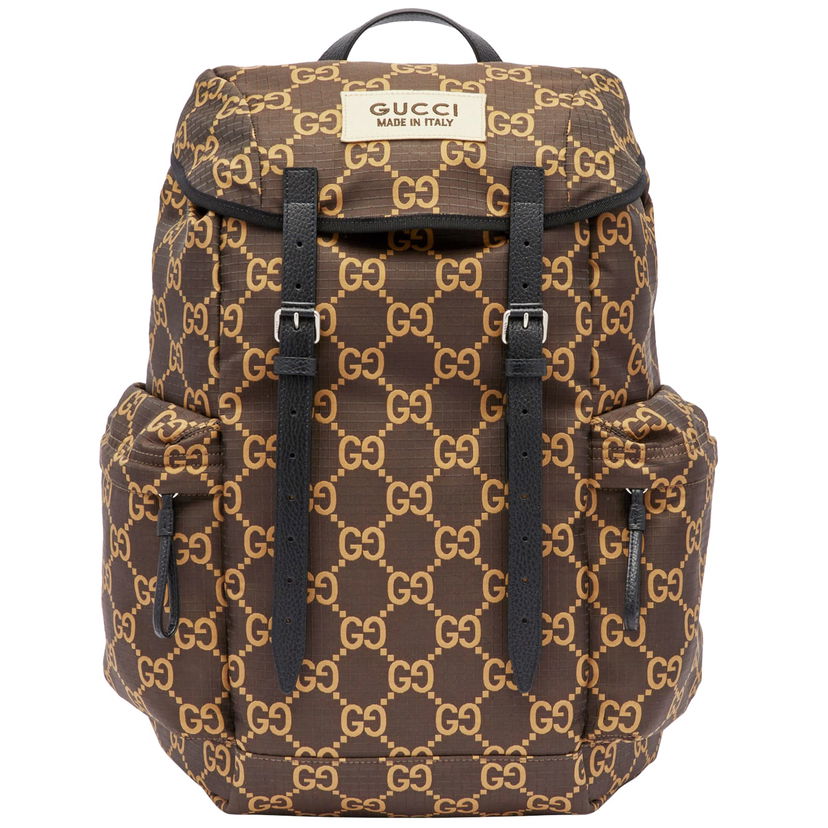 Раница Gucci Ripstop Backpack Кафяво | 767923-FACPL-9443