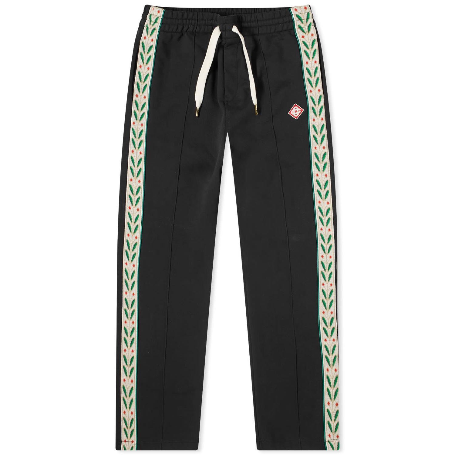 Спортни панталони Casablanca Casablanca Laurel Tape Panelled Sweatpants Черно | MPS24-JTR-051-01, 0