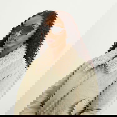 Слънчеви очила Off-White Forks Sunglasses Кафяво | OERI14VF25PLA0016D52, 6