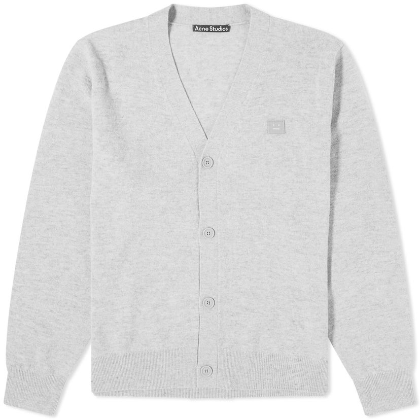 Пуловер Acne Studios Keve New Face Cardigan Сиво | C60038-X92