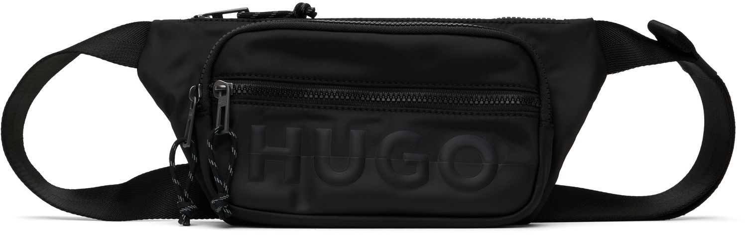Чанта за кръста BOSS Hugo Embossed-Logo Belt Bag Черно | 50543264, 0