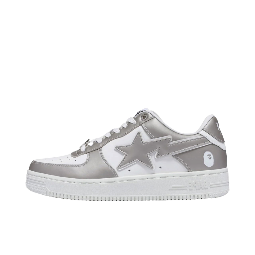 Кецове и обувки BAPE A Bathing Ape Bape Sta #4 Silver Сиво | 1J80-191-053-SVA/001FWJ801053I-SVR