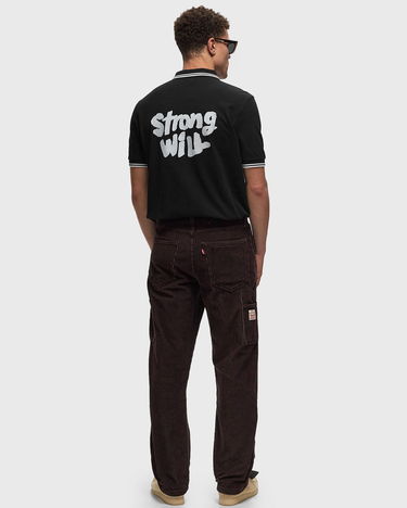 Поло тениска Comme des Garçons Back Print Polo Black Черно | FN-T502-1, 1