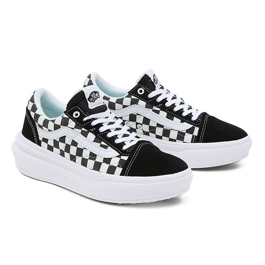 Кецове и обувки Vans Chaussures Checkerboard Old Skool Overt Cc (black/checkerbo) Men,women Noir, Taille 34.5 Черно | VN0A7Q5E95Y, 0