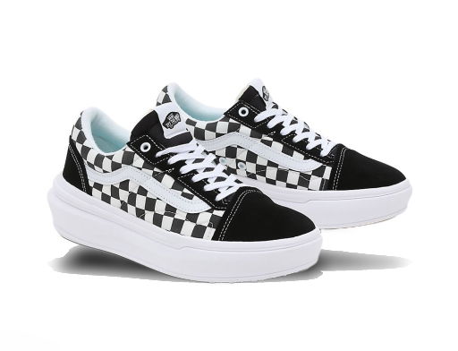 Chaussures Checkerboard Old Skool Overt Cc (black/checkerbo) Men,women Noir, Taille 34.5