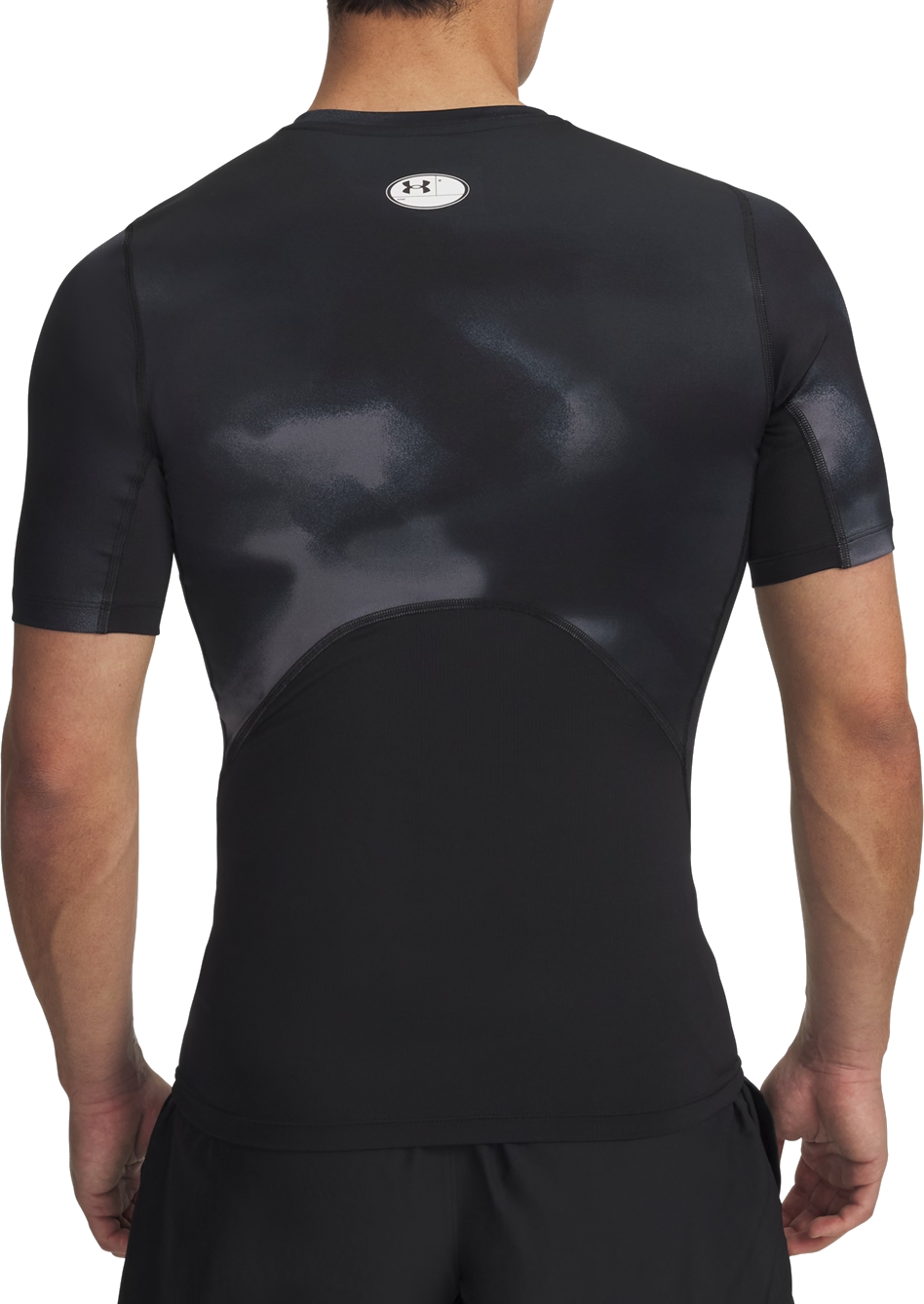 Тениска Under Armour Under Armour HG Armour Printed Short Sleeve T-Shirt Черно | 1383321-003, 1