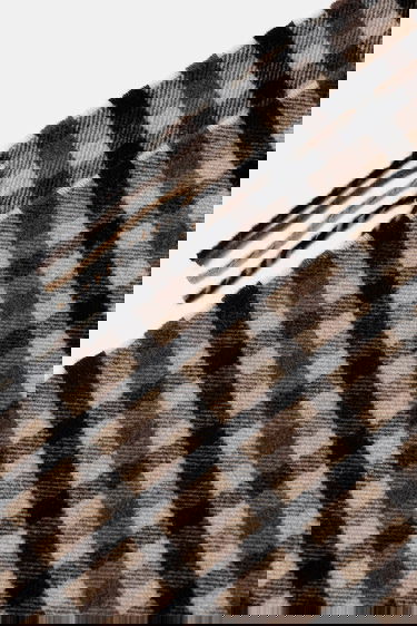 Шал GANNI Graphic Wool Checked Scarf Многоцветен | A6668, 2