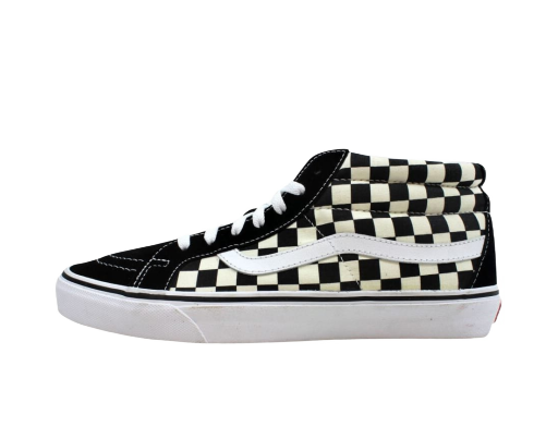 Скеитбординг Vans Sk8-Mid Reissue Checkerboard Черно | VN0A391FQXH