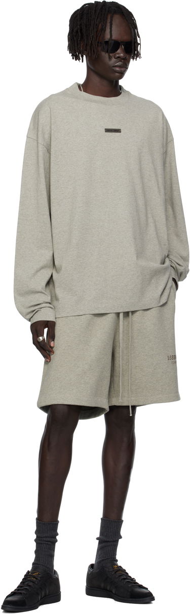 Тениска Fear of God ESSENTIALS Classic Fit Long Sleeve Tee Сиво | 125SP254205F, 3