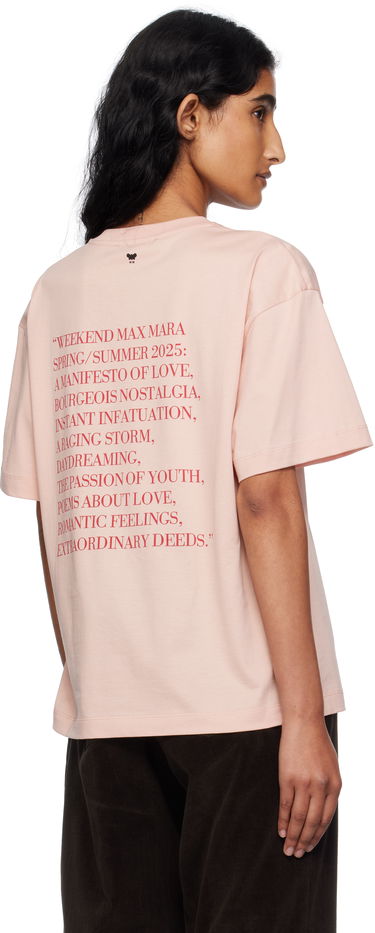 Тениска Max Mara Weekend Max Mara Radura T-Shirt Розово | 2515971032600, 2