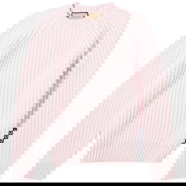 Пуловер Gucci Ribbed Crewneck Розово | 763318-XKDOD-5399, 0