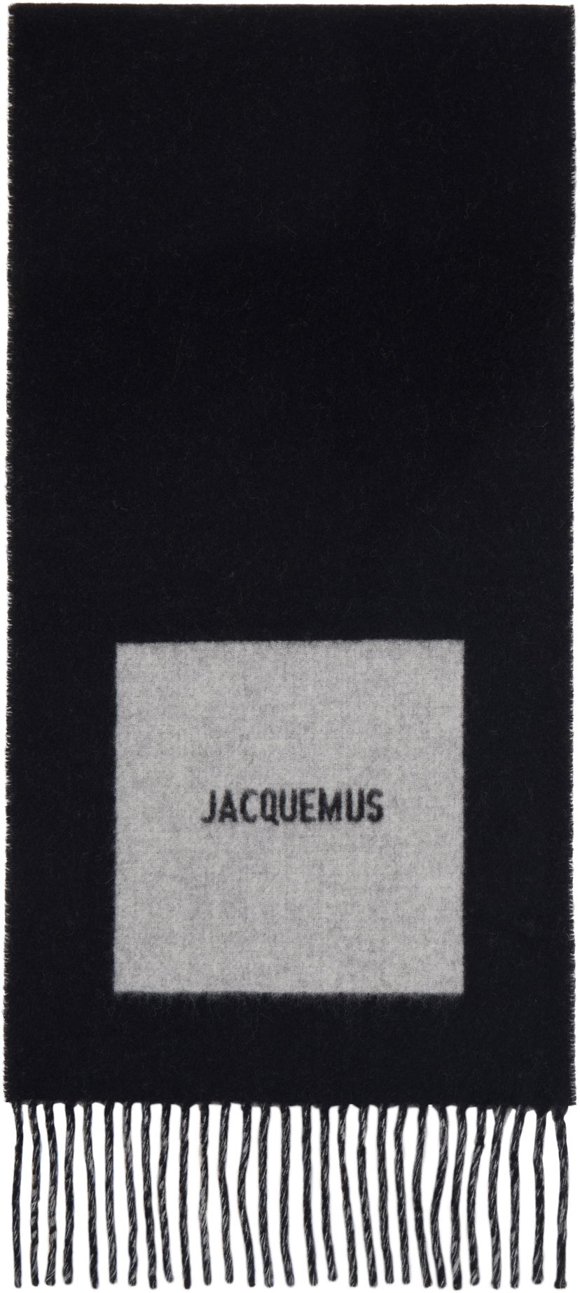 Шал Jacquemus La Casa 'The Rond Carré' Scarf Черно | 24HACU00579AOT4044