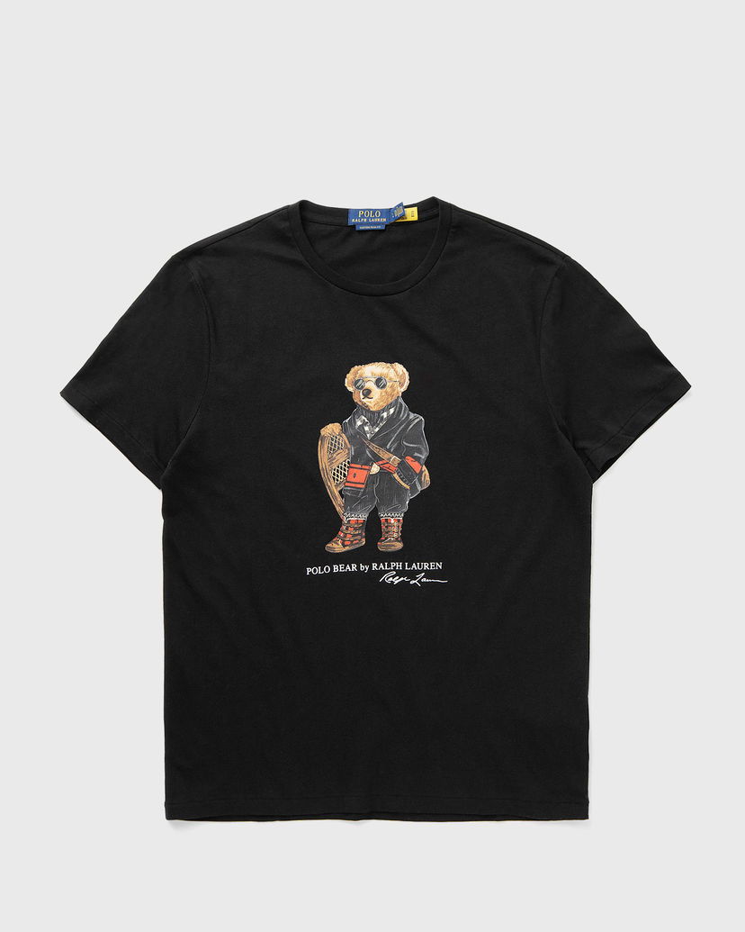 Тениска Polo by Ralph Lauren T-Shirt Custom Slim Fit Polo Bear Черно | 710P00094001