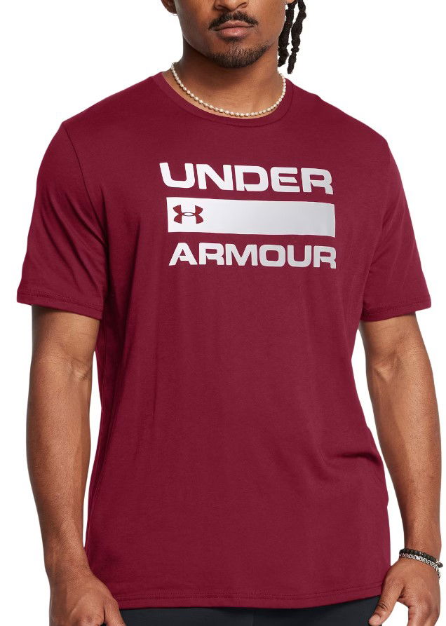 Тениска Under Armour Team Issue Wordmark T-Shirt Червено | 1329582-625