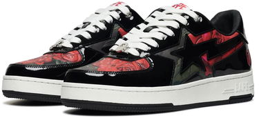 Кецове и обувки BAPE Sta x ASSC Icon Floral Черно | 1K73-191-909, 1