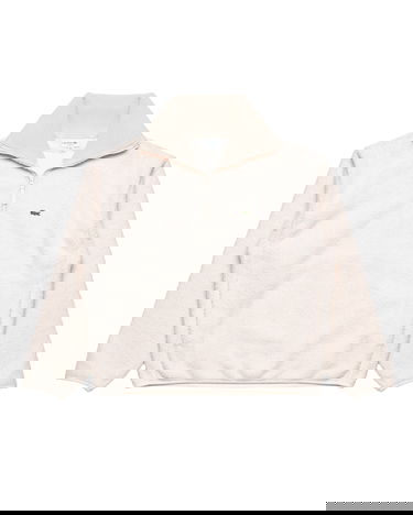 Суитчър Lacoste Lacoste High Zipped Neck Sweatshirt Бежово | SH5500_XFJ, 4
