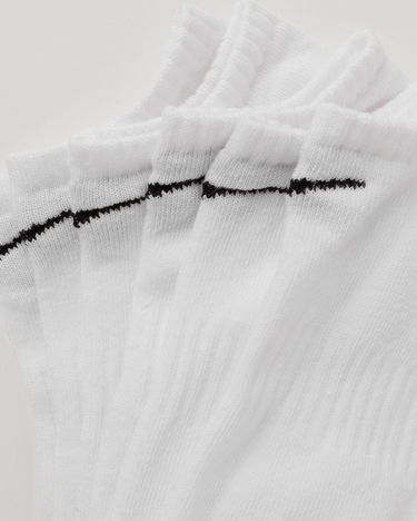 Чорапи Nike Everyday Cotton Lightweight No Show Socks Бяло | SX7678-100, 3