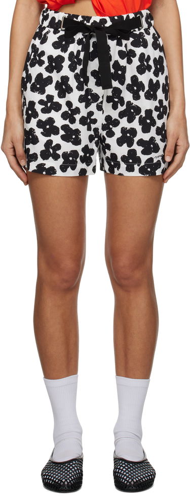 Къси панталони MSGM MSGM Floral Print Shorts Бяло | 3841MDB06AX 257153, 0