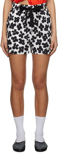 MSGM Floral Print Shorts
