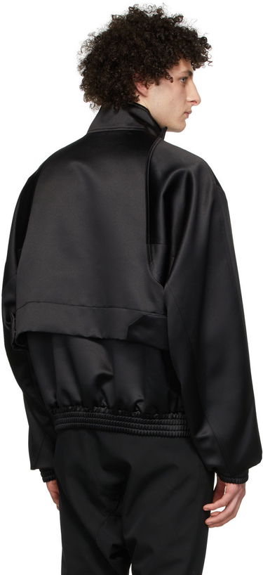 Суитчър We11done We11done Half-Zip Mock Neck Polyester Anorak Черно | WD-JK1-22-075-M-BK, 2