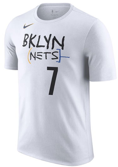 Тениска Nike Tee Kevin Durant Brooklyn Nets City Edition Бяло | dv5975-101, 0